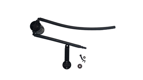 J&L 86-93 Ford Mustang 5.0 302 Passenger Side Oil Separator 3.0 - Black Anodized - 3045P-B