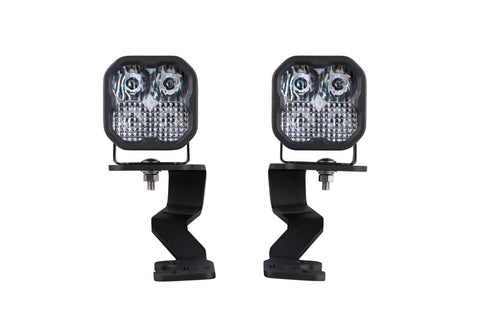 Diode Dynamics 2022 Toyota Tundra SS3 Sport Stage Series Ditch Light Kit - White Combo - DD7393