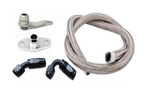 Torque Solution Subaru EJ -10AN Turbo Oil Return Line Kit - TS-SU-486K