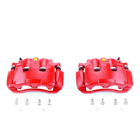 Power Stop 07-09 Chrysler Aspen Front Red Calipers w/Brackets - Pair - S5054