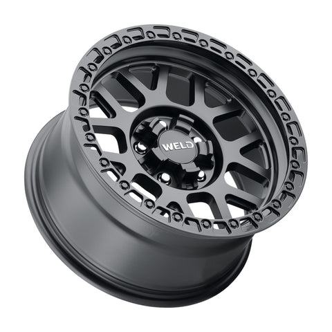 Weld Off-Road W104 17X10 Cinch 5X114.3 5X127 ET-25 BS4.50 Satin Black / Gloss Black 78.1 - W10470026450