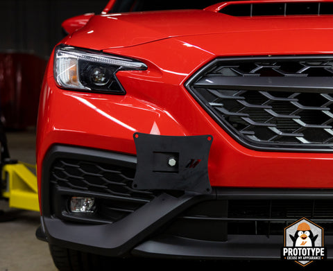 Mishimoto 2022+ Subaru WRX License Plate Relocation Kit - MMLP-WRX-22