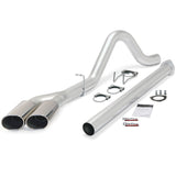Banks Power 11-13 Ford 6.7L F250-350 Monster Exh Sys - SS Single-Dual Exh w/ Chrome Tips - 49789