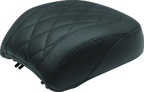 Mustang 97-21 Harley Touring Sissy Bar Pad Regal (14 inch x 9 inch) - Black - 76575