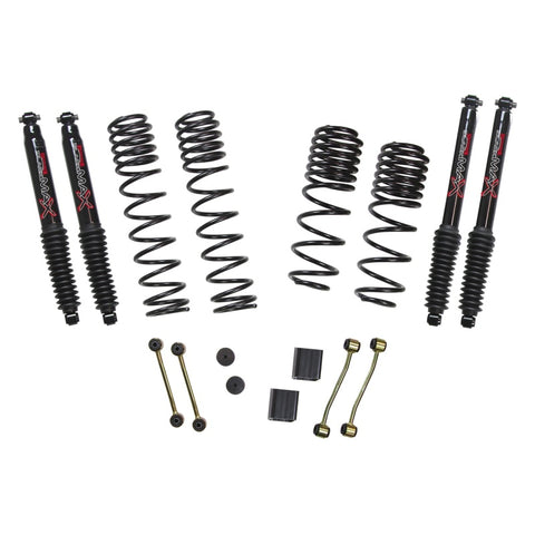 Skyjacker 2020 Jeep JL 4WD Diesel 2.5in Dual Rate Long Travel Sus Lift Kit w/ Black Max Shocks - JL25BPBLTD