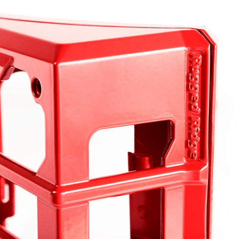 Rugged Ridge 07-18 Jeep Wrangler JK Red Elite Tail Light Guards - 11226.06