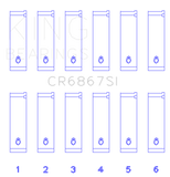 King Engine Bearings Chrysler 215 Cid/241 Cid 24V (Size +0.50mm) Connecting Rod Bearing Set - CR6867SI0.5