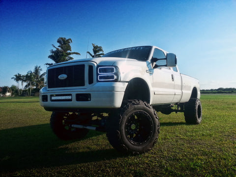 Oracle 05-07 Ford F-250/350 SMD HL - Chrome - ColorSHIFT w/ 2.0 Controller - 7160-333