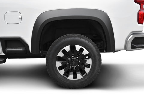 Bushwacker 2020 Chevrolet Silverado 2500/3500 Extend-A-Fender Style Flares 4pc - Black - 40986-02