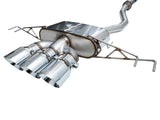 AWE Tuning 2023 Honda Civic Type R FL5 Touring Edition Exhaust w/ Triple Chrome Silver Tips - 3015-52287