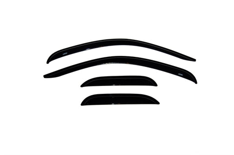AVS 07-13 Chevy Silverado 1500 Ext. Cab Ventvisor Outside Mount Window Deflectors 4pc - Smoke - 94040