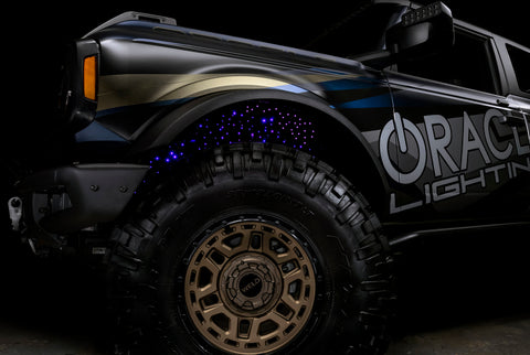Oracle Lighting Fiber Optic Wheel Liner ColorSHIFT RGBW Kit-40W LED/600 Fibers - 5898-333