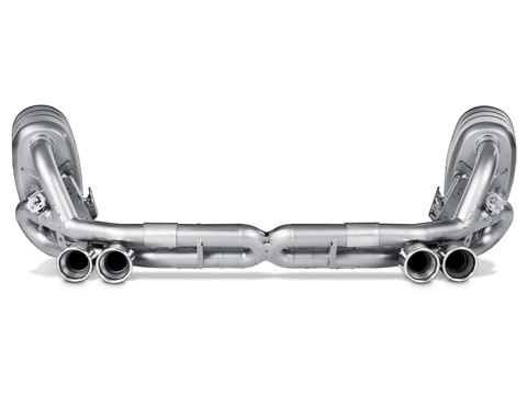 Akrapovic 08-12 Porsche 911 Carrera S/4/4S/GTS Slip-On Race Line (Titanium) w/ Titanium Tips - S-PO997CA-RT