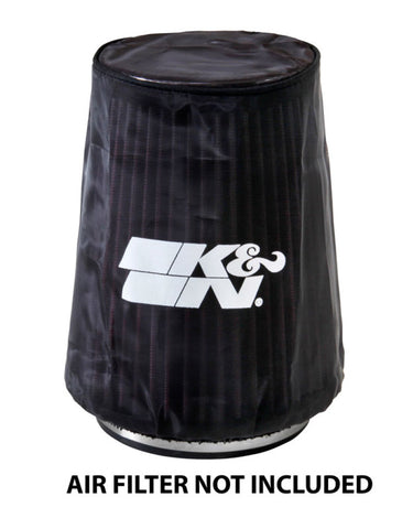 K&N Drycharger Air Filter Wrap Black 5.375in Diameter / 6.5in Height - RC-5149DK