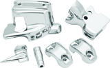 Kuryakyn Handlebar Control Dress Up Kit Chrome - 1740
