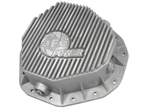 aFe Rear Differential Cover (Raw; Street Series); Dodge Diesel Trucks 03-05 L6-5.9L (td) - 46-70090