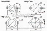 GReddy 70mm Exhaust Oval Gasket - 11000302
