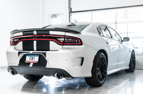 AWE Tuning 2017+ Dodge Charger 5.7L Track Edition Exhaust - Chrome Silver Tips - 3015-32120
