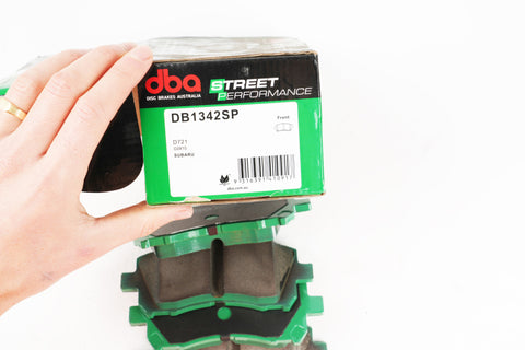 DBA 02-03 Subaru WRX / 98-01 Subaru Impreza SP500 Front Brake Pads - DB1342SP