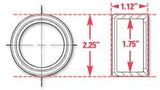 SPC Performance Weld-In Ring Kit 1.75 in. ID - 15521