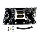 Edelbrock RPM Air-Gap Manifold for Small-Block Chevy Vortec - Black Plasma Finish - 7516-BP