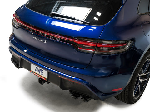 AWE Tuning 2022+ Porsche Macan 2.9TT Touring Edition Cat-Back Exhaust w/ Diamond Black Tips - 3015-43952