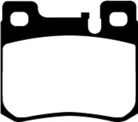 EBC 94-95 Mercedes-Benz C220 (W202) 2.2 (ASC) Redstuff Rear Brake Pads - DP31026C