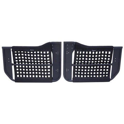 Rampage 2007-2018 Jeep Wrangler(JK) 2-Door Tube Doors With Netting - Black - 7695