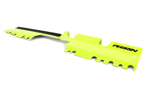 PERRIN 15-21 Subaru WRX/STI Radiator Shroud (With/Without OEM Intake Scoop) - Neon Yellow - PSP-ENG-512NY