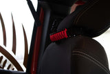 Fishbone Offroad Head Rest Paracord Grab Handles Red - FB55282