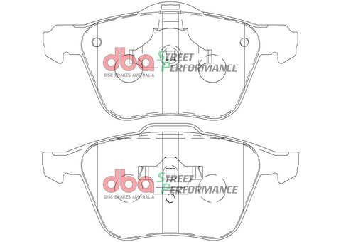 DBA 03-14 Volvo XC90 (w/316mm Front Rotor) Front SP Performance Brake Pads - DB1658SP