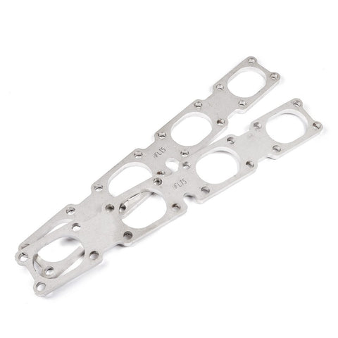 Stainless Works Chevrolet LT5 Flat Rectangular Port Header 304SS Exhaust Flanges 2in Primaries - HFLT5