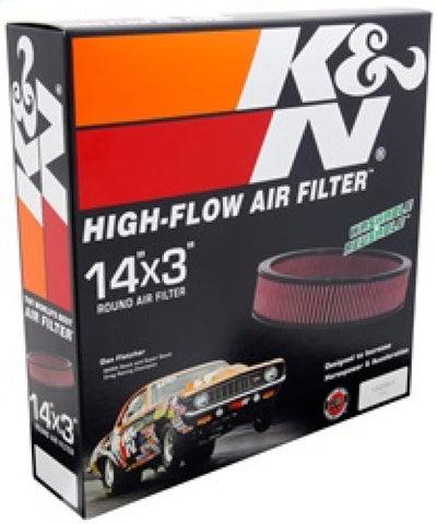 K&N Replacement Air Filter GM CARS & TRUCKS, V8, 1966-84 - E-1650