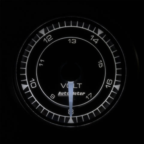 Autometer Chrono 2-1/16in 18V Voltmeter Gauge - 8191