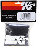 K&N Universal Precharger Round Straight Air Filter Wrap Black 7 Inch ID / 9 Inch Height - 22-8022PK