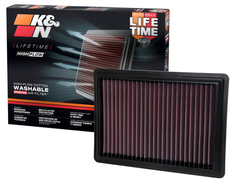 K&N 2019 Infiniti QX50 2.0L Replacement Drop In Air Filter - 33-5091