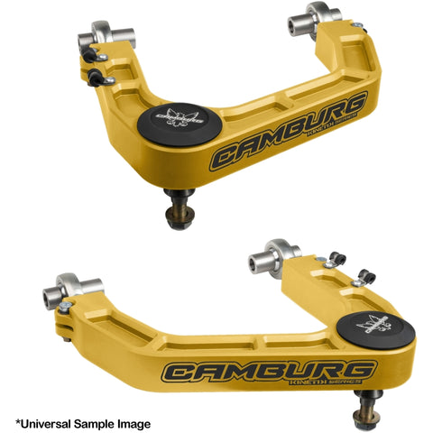 Camburg Toyota Tundra 2WD/4WD 22-23 KINETIK V2 Performance Billet Uniball Upper Arms (Gold) - CAM-310189-GLD