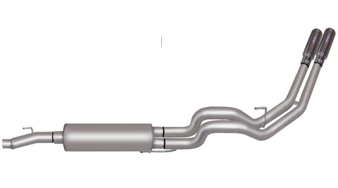 Gibson 09-10 Ford F-150 XLT 4.6L 2.5in Cat-Back Dual Sport Exhaust - Aluminized - 9207