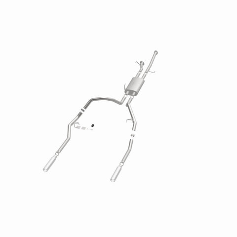 MagnaFlow 14 Toyota Tundra V8 4.6L/5.7L Stainless Cat Back Exhaust Dual Split Rear Exit - 15305