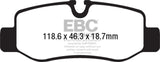 EBC 16+ Mercedes-Benz Commercial Metris Van Ultimax Rear Brake Pads - UD1893