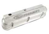 Ford Racing Slant Edge Valve Covers w/Ford Racing Logo - Bare - 302-146