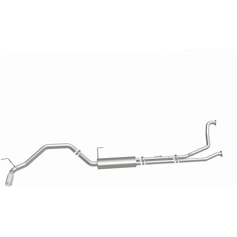 MagnaFlow CatBack 07-15 Nissan Titan V8 LGAS/LFLEX Single MF Polished Stainless Exhaust - 19421