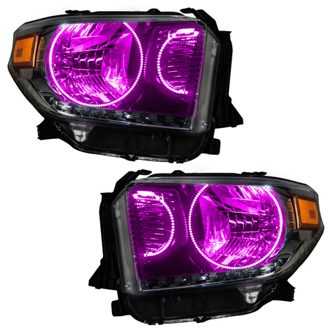 Oracle 14-17 Toyota Tundra SMD HL - Dual Halo Kit - ColorSHIFT w/o Controller - 7204-334