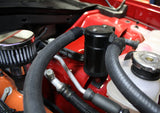 J&L 15-17 Dodge Hellcat 6.2L Hemi Driver Side Oil Separator 3.0 - Black Anodized - 3060D-B