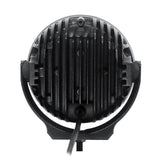 Go Rhino Xplor Bright Series Round LED Driving Light Kit w/DRL (Surface Mount) 6in - Blk (2 pc) - 750700623DRS