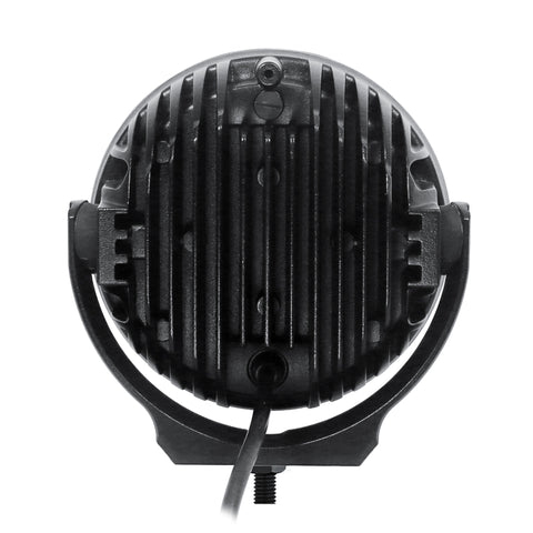 Go Rhino Xplor Bright Series Round LED Driving Light Kit w/DRL (Surface Mount) 6in - Blk (2 pc) - 750700623DRS