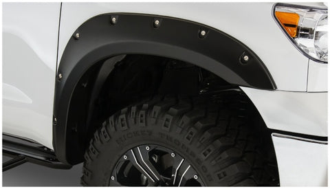 Bushwacker 07-13 Toyota Tundra Fleetside Pocket Style Flares 4pc 97.6/78.7/66.7in Bed - Black - 30911-02