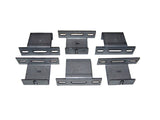 Lund 99-16 Ford F-250 Std. Cab (54in) EZ Running Board Mounting Bracket Kit - Brite - 300010