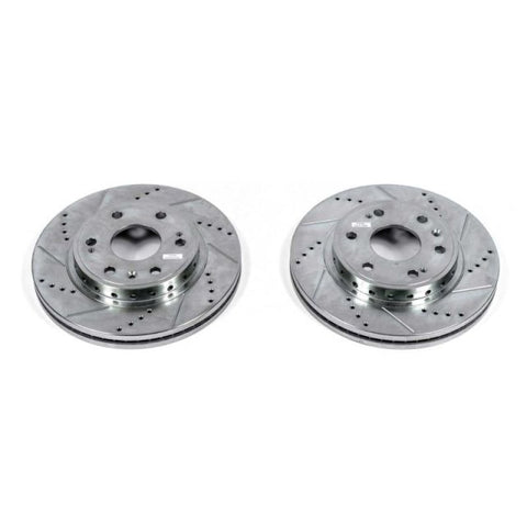 Power Stop 08-19 Chevrolet Tahoe Front Evolution Drilled & Slotted Rotors - Pair - AR82132XPR