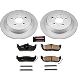 Power Stop 06-10 Jeep Commander Rear Z17 Evolution Geomet Coated Brake Kit - CRK2221